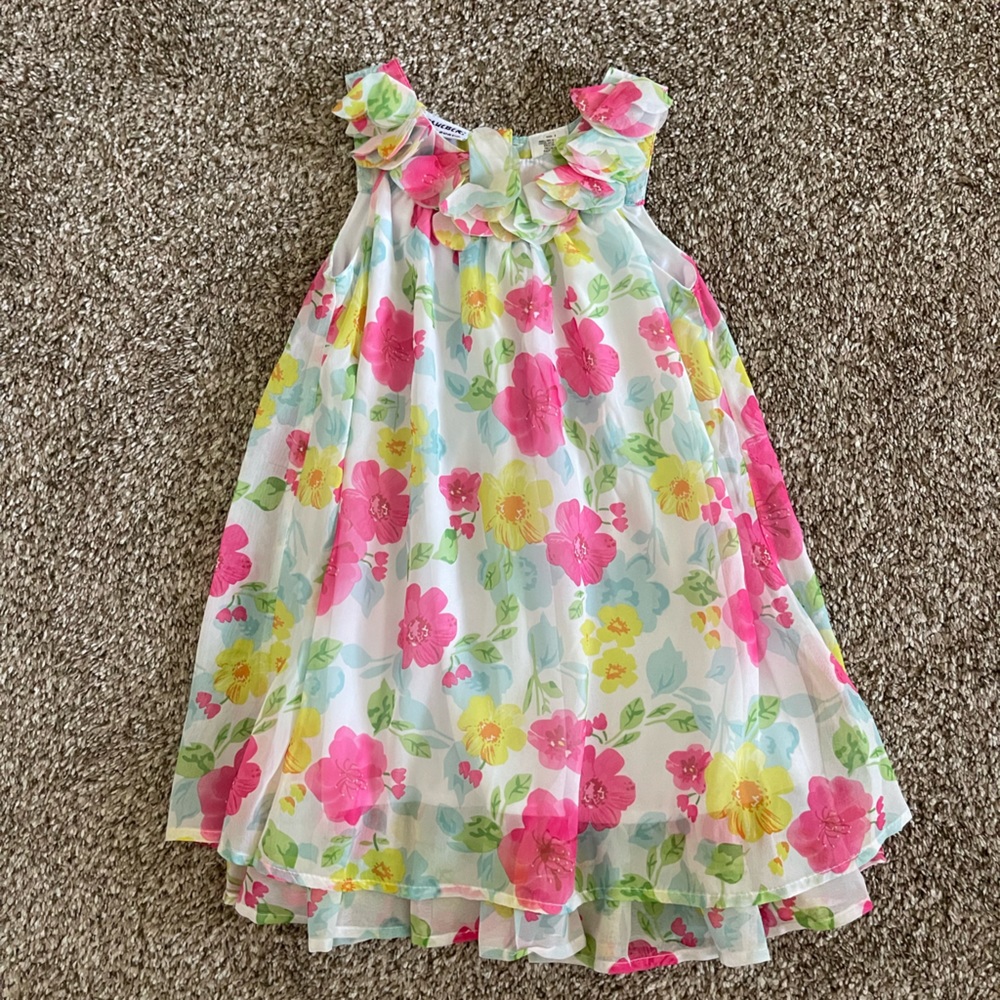 Bluberi Boulevard Toddler Size 5 Floral Dress